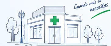 Ilustración de una farmacia